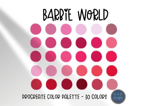 Barbie World Procreate Color Palette: Streamlining Your Digital Illustration Workflow