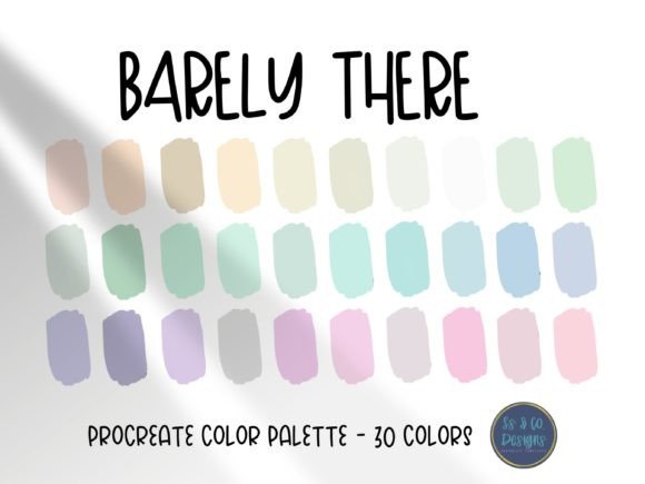 Barely There Procreate Color Palette Guide