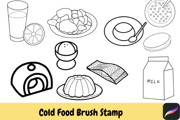 Cold Food Procreate Brush Stamps IPAD: A Creative Toolkit for Digital Artists