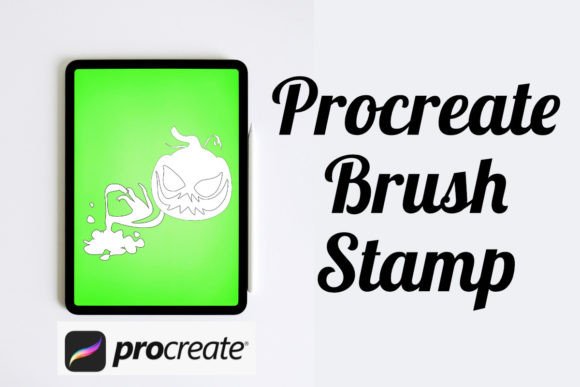 Enhancing Halloween Illustrations with the Smokey Pumpkin Procreate Brush Stamp