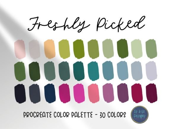 Freshly Picked Procreate Color Palette: A Practical Review for Digital Artists