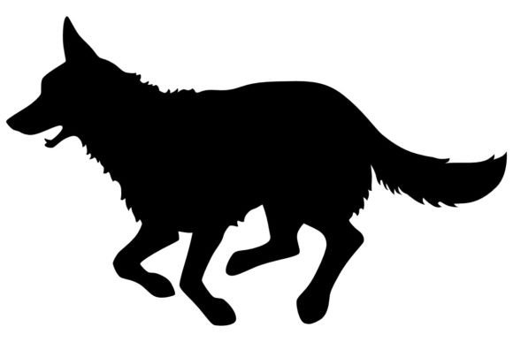 German Shepherd 3 Procreate Brush Stamp
