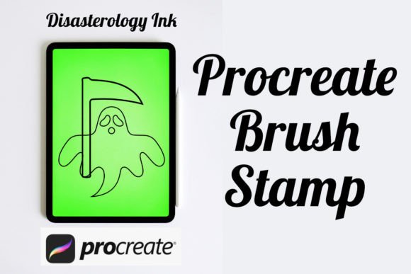 Ghost Reaper Procreate Brush Stamp
