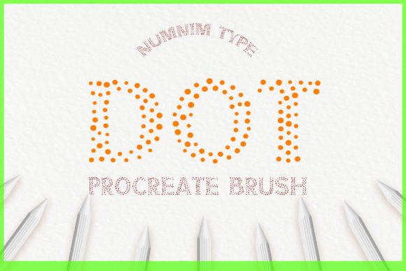 Revitalizing Digital Design with Procreate Brush Stamp Dot Retro Kids A-Z