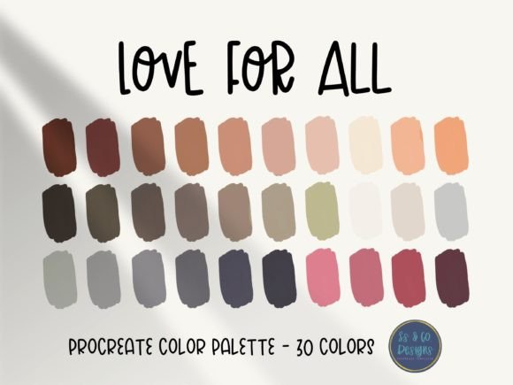 Strategic Color Selection: Leveraging the Love for All Procreate Color Palette for Brand Consistency and Creative Efficiency