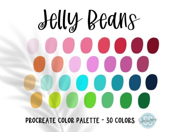 Strategic Color Selection: Maximizing Impact with the Jelly Beans Procreate Color Palette