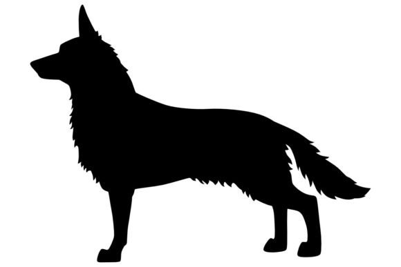 Streamlining Canine Illustration with the German Shepherd 1 Procreate Brush Stamp