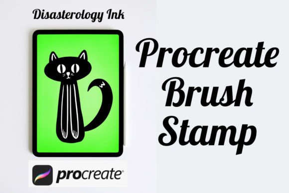 Streamlining Seasonal Design with the Halloween Cat 5 Procreate Brush Stamp