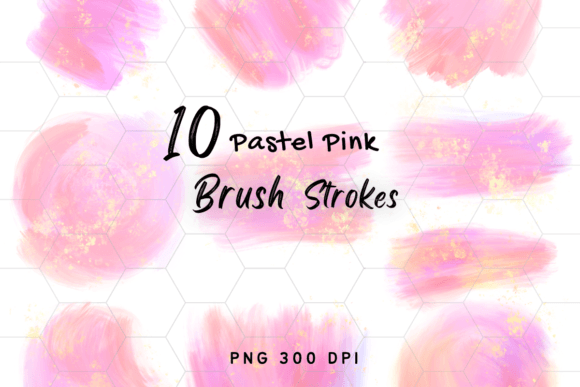 Transform Your Designs with Pastel Pink Brush Strokes