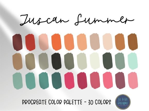 Tuscan Summer Procreate Color Palette: A Practical Review for Digital Artists