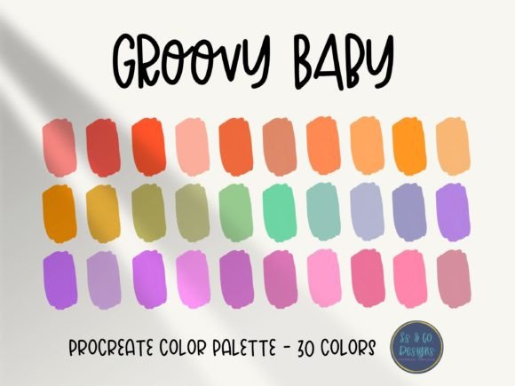 Unlocking Creative Flow with the Groovy Baby Procreate Color Palette