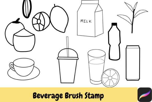 Unlocking Creativity: A Guide to Beverage Drink Procreate Brush Stamps for iPad Artists