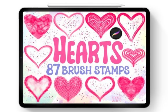 Unlocking Digital Romance: A Complete Guide to Using Hearts Brush Stamps in Procreate