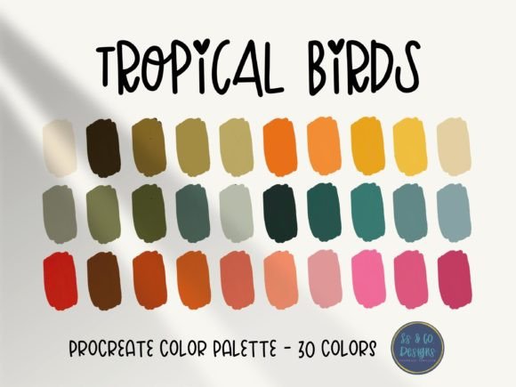 Unlocking Vibrancy: A Deep Dive into the Tropical Birds Procreate Color Palette